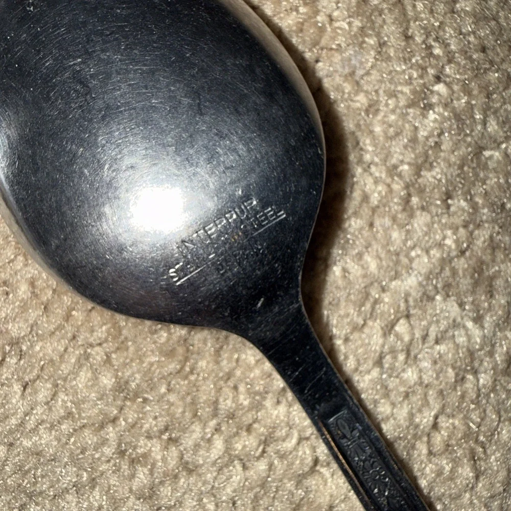 Vintage Interpur Florenz Stainless Soup Spoons